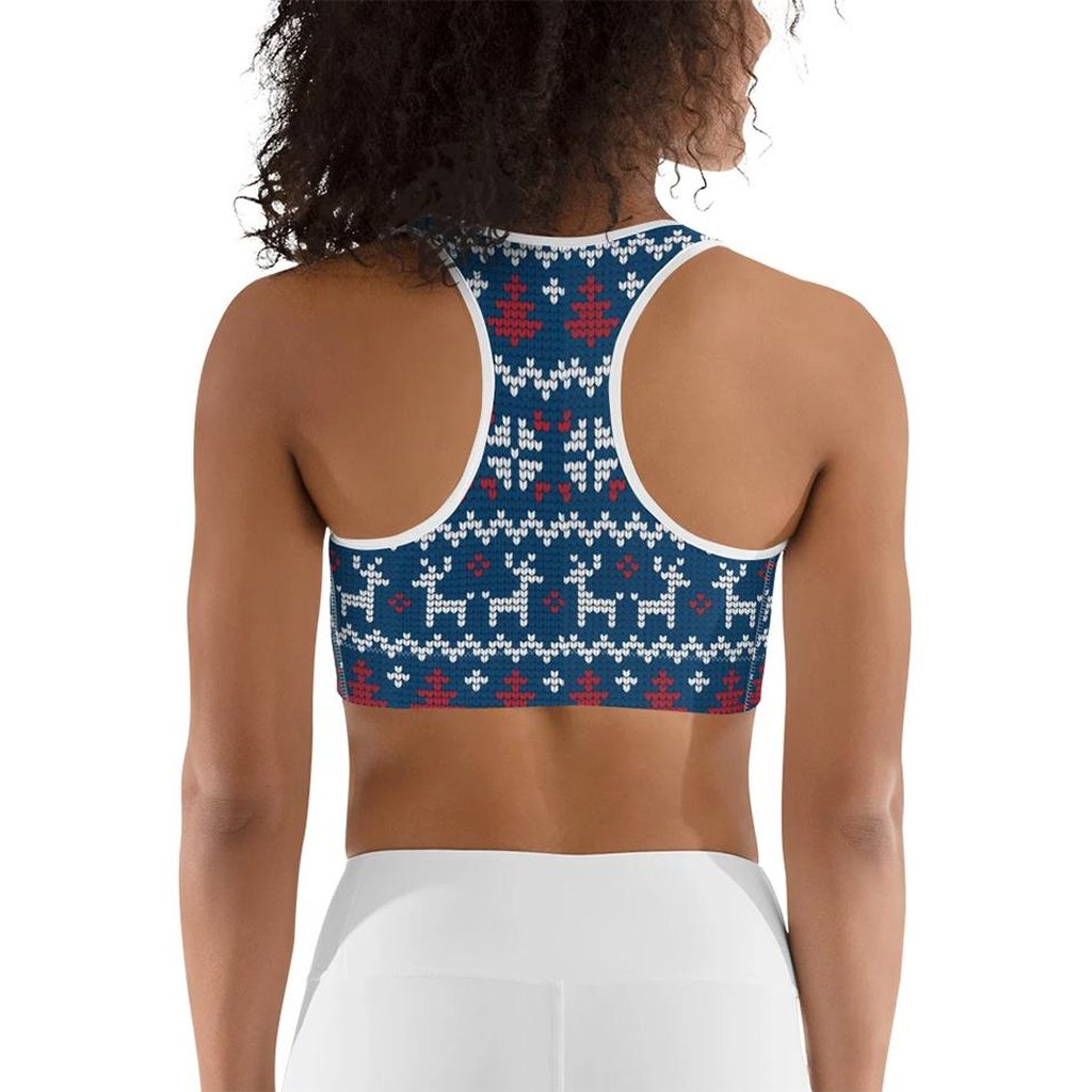 Ugly Christmas Sports Bra
