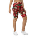 Ugly Christmas Sweater Pattern Biker Shorts