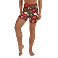 Ugly Christmas Sweater Pattern Yoga Shorts