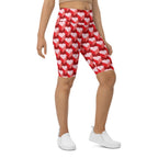 Valentine's Day Heart Biker Shorts