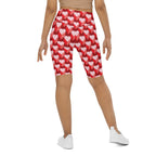 Valentine's Day Heart Biker Shorts