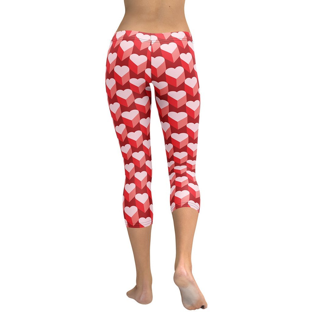 Valentine's Day Heart Capris