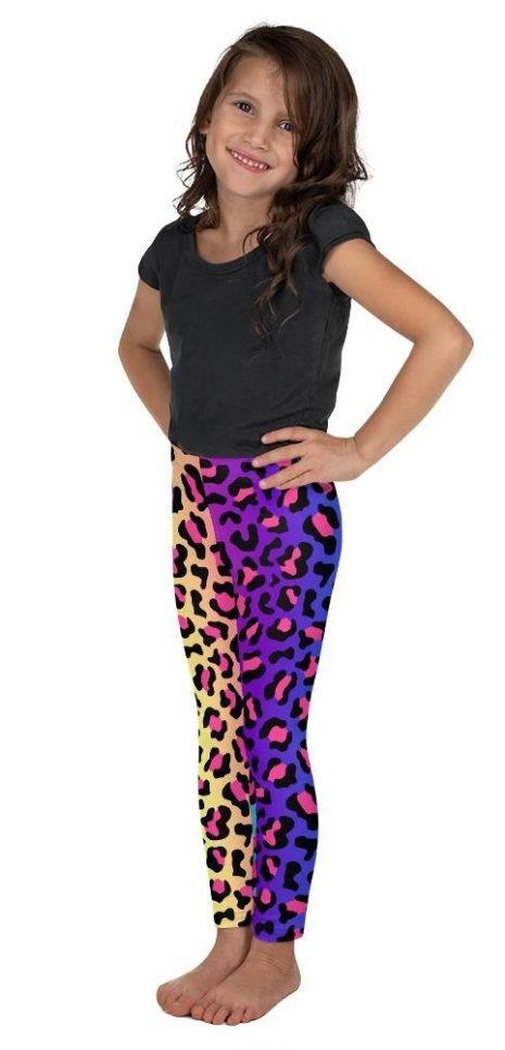 Vibrant Leopard Pint Kid's Leggings