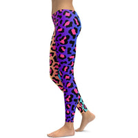 Vibrant Leopard Pint Leggings