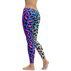 Vibrant Leopard Pint Leggings