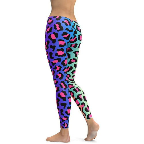 Vibrant Leopard Pint Leggings