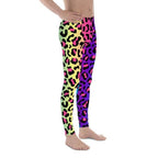 Vibrant Leopard Pint Men's Leggings