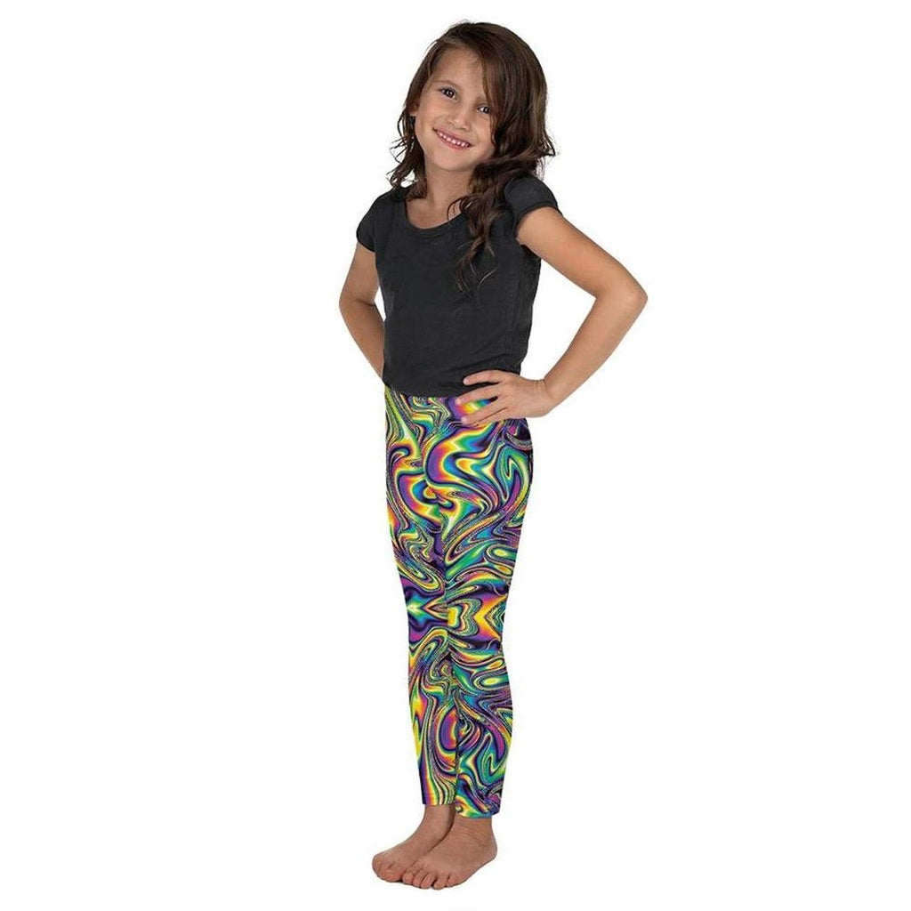 Vibrant Psychedelic Kid's Leggings