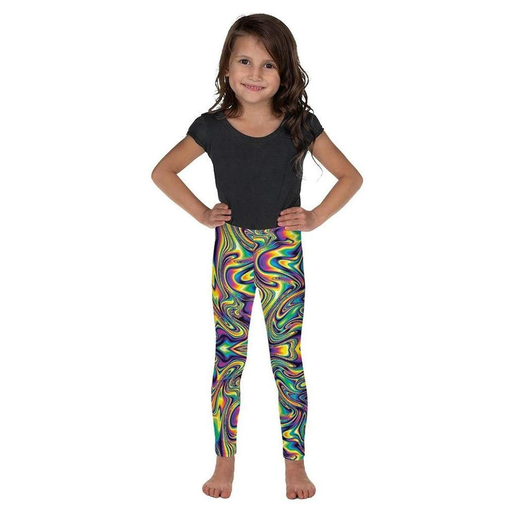 Vibrant Psychedelic Kid's Leggings