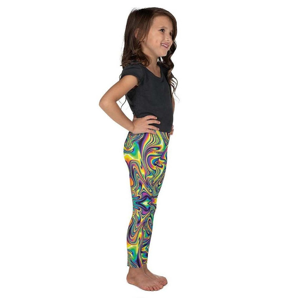 Vibrant Psychedelic Kid's Leggings