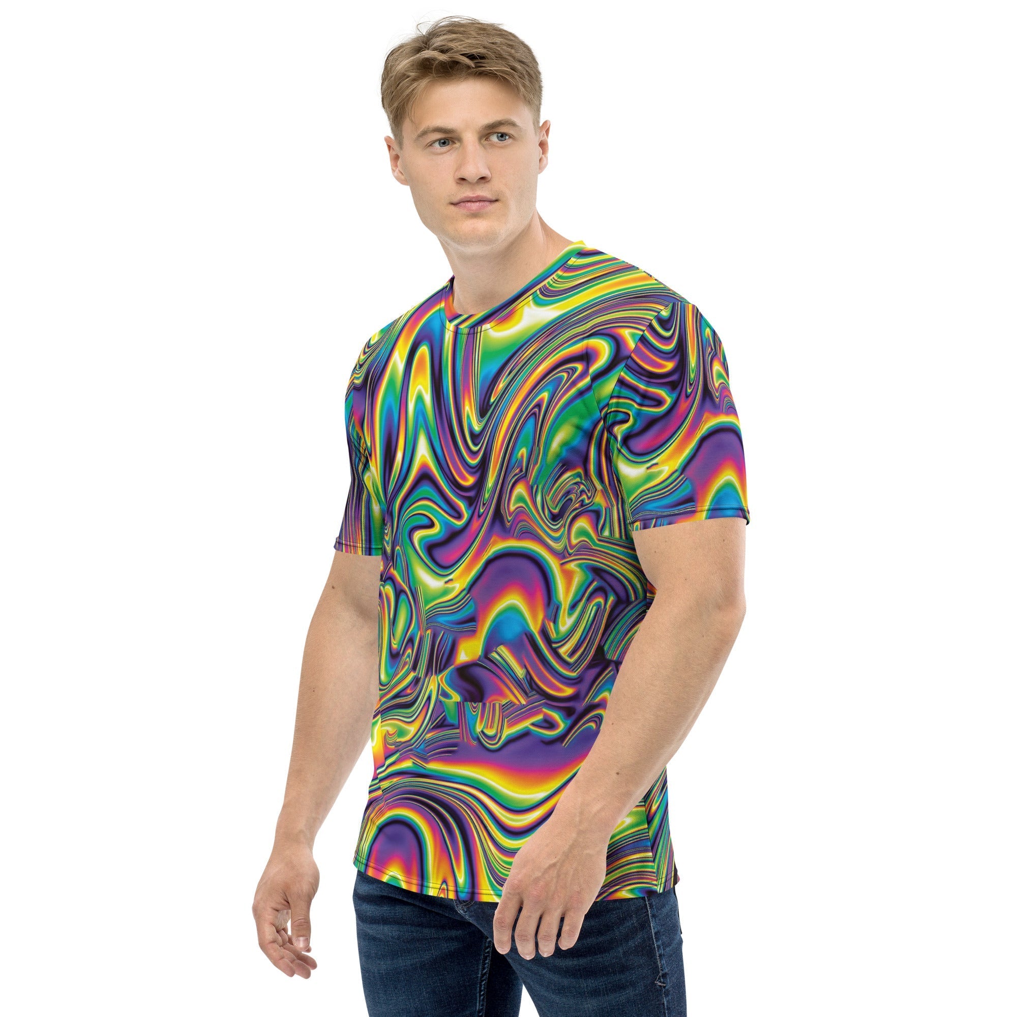 Vibrant Psychedelic Men's T-shirt