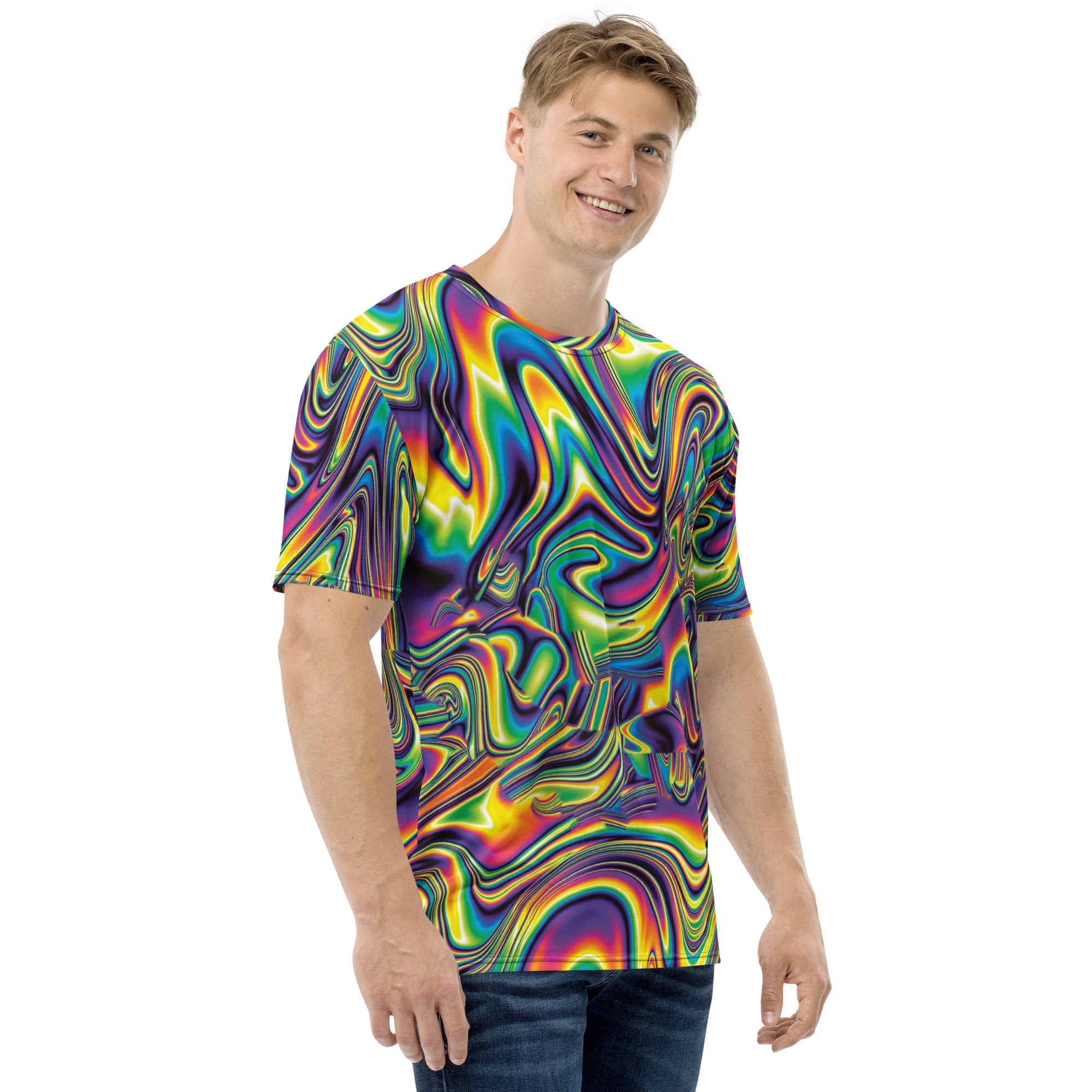 Vibrant Psychedelic Men's T-shirt