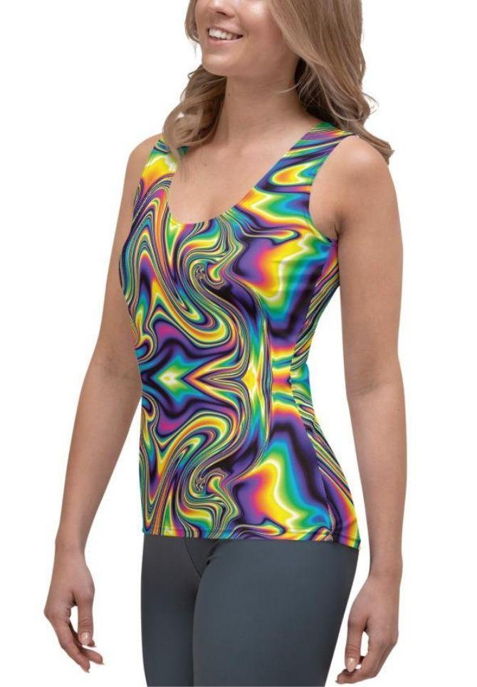 Vibrant Psychedelic Tank Top