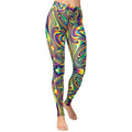 Vibrant Psychedelic Yoga Leggings