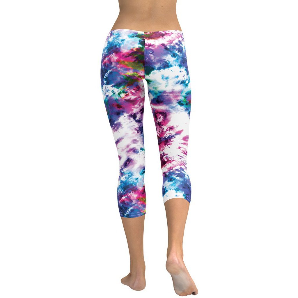 Vibrant Tie Dye Capris