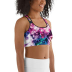 Vibrant Tie Dye Sports Bra