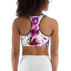Vibrant Tie Dye Sports Bra
