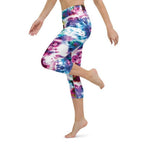 Vibrant Tie Dye Yoga Capris