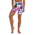 Vibrant Tie Dye Yoga Shorts