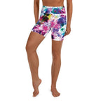 Vibrant Tie Dye Yoga Shorts
