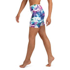 Vibrant Tie Dye Yoga Shorts