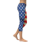 Vintage American Flag Capris