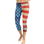 Vintage American Flag Capris