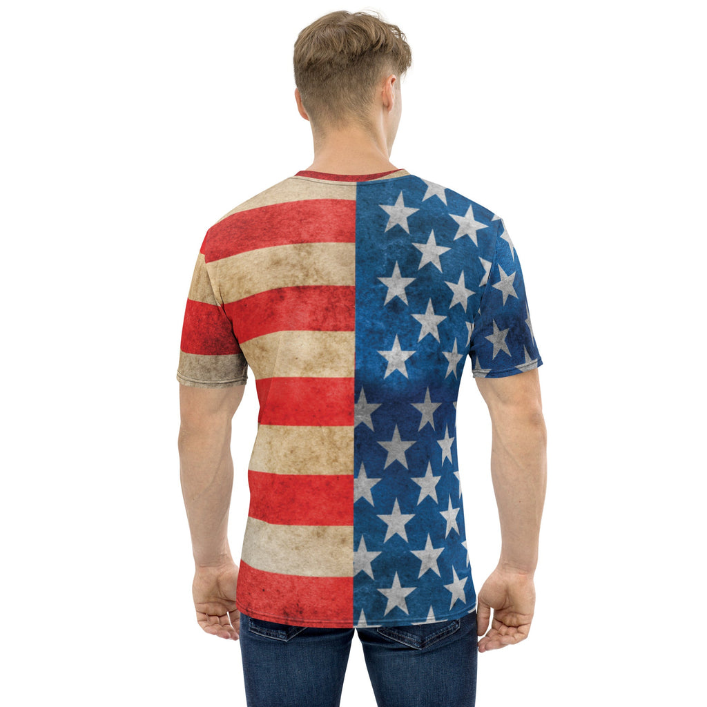 Vintage American Flag Men's T-shirt