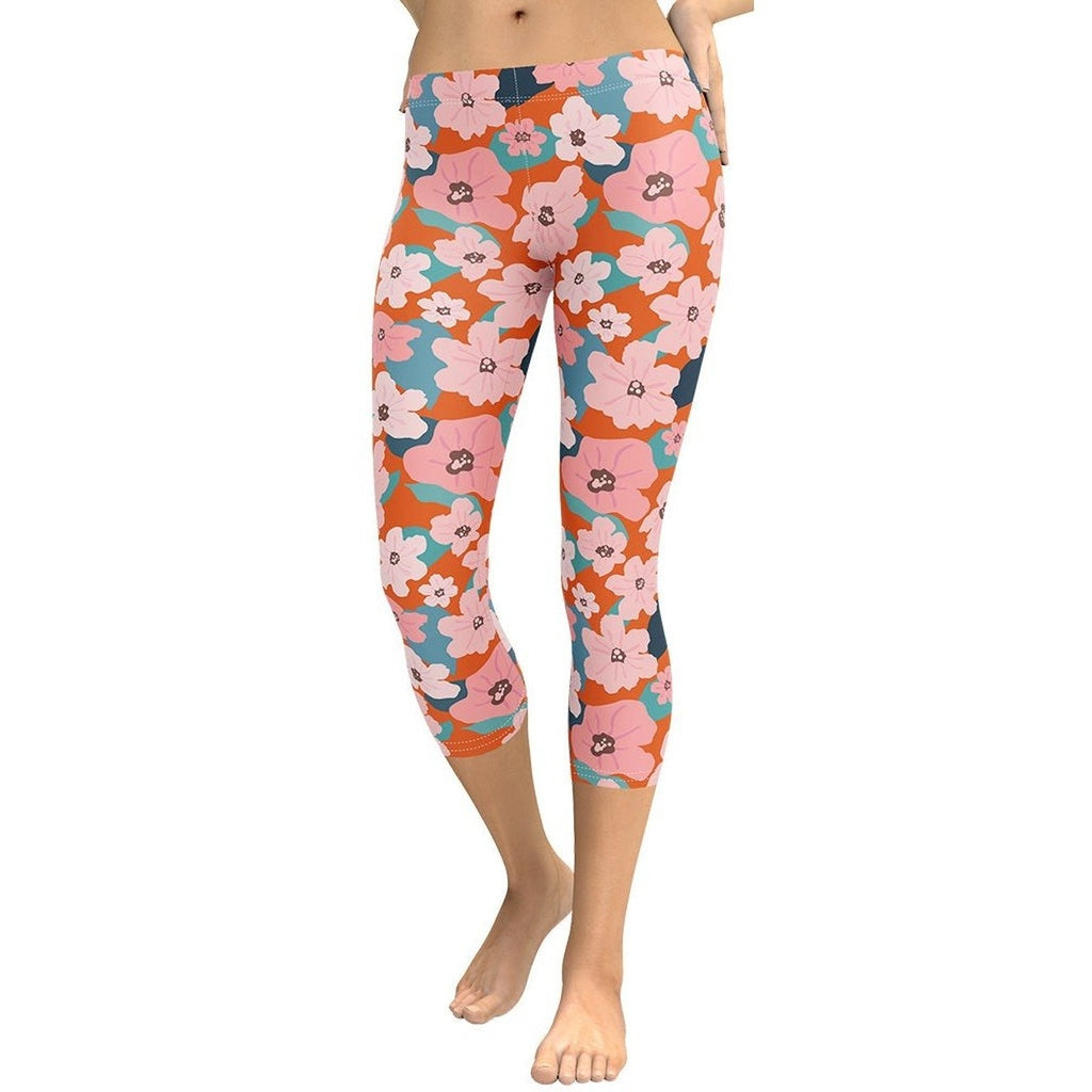 Vintage Floral Capris