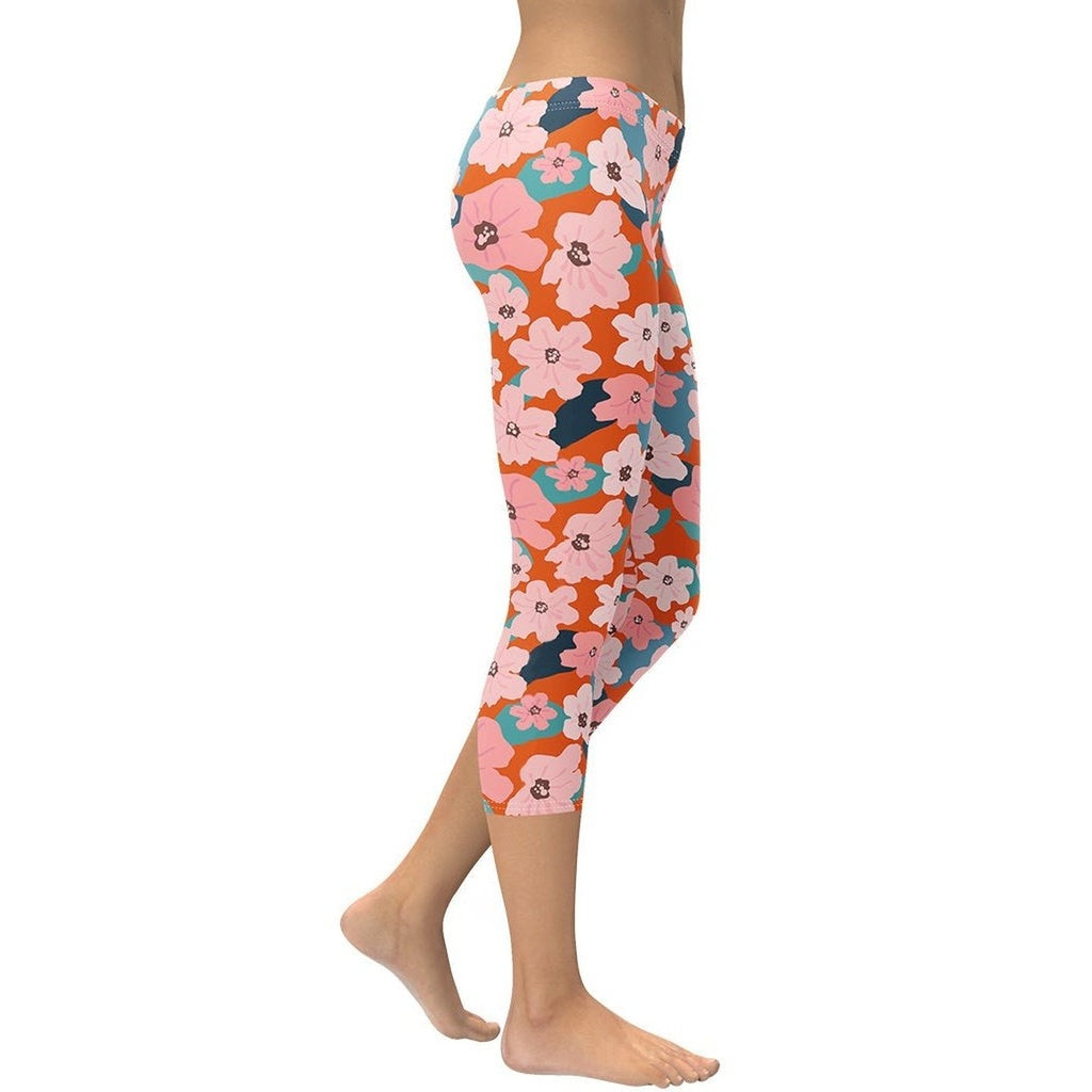 Vintage Floral Capris