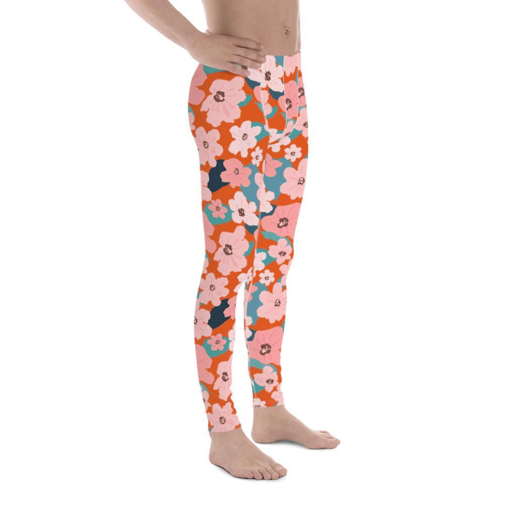 Vintage Floral Men's Leggings