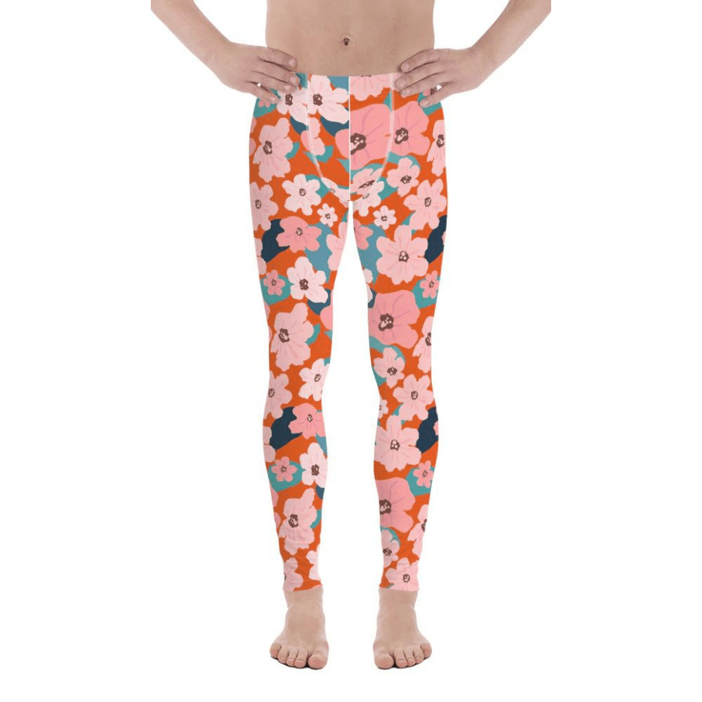 Vintage Floral Men's Leggings
