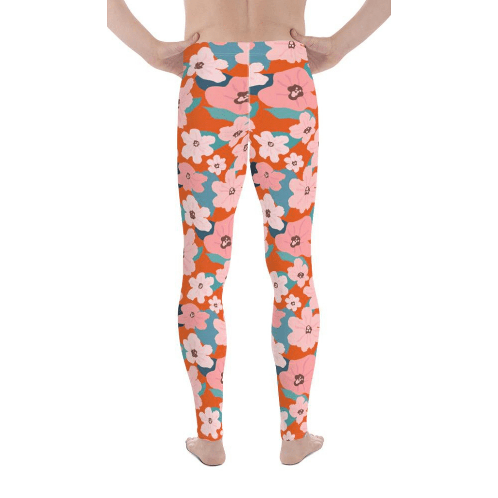 Vintage Floral Men's Leggings