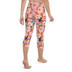 Vintage Floral Yoga Capris