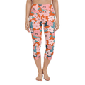 Vintage Floral Yoga Capris