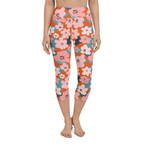 Vintage Floral Yoga Capris