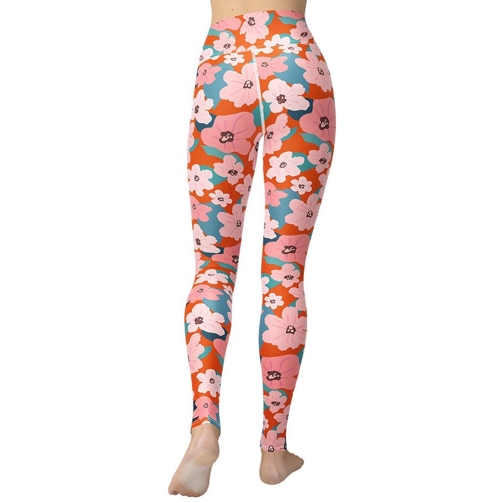 Vintage Floral Yoga Leggings