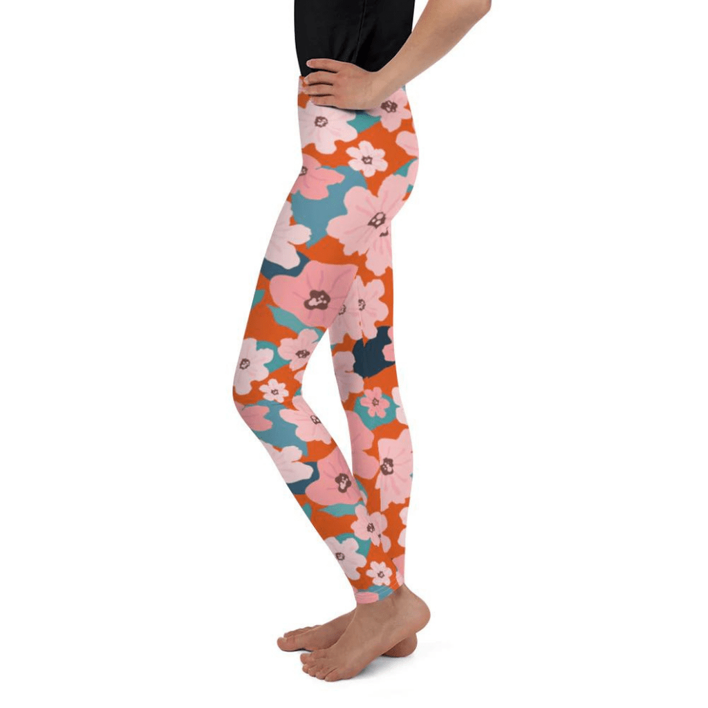 Vintage Floral Youth Leggings