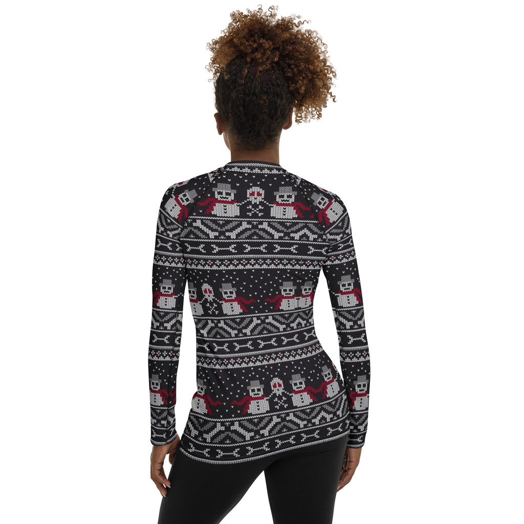 Vintage Goth Knitted Rash Guard