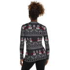Vintage Goth Knitted Rash Guard