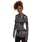 Vintage Goth Knitted Rash Guard