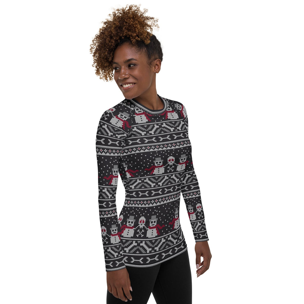 Vintage Goth Knitted Rash Guard