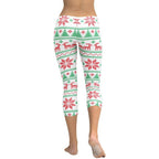 Vintage Knit Print Capris