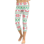 Vintage Knit Print Capris