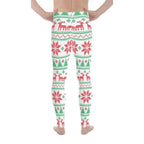 Vintage Knit Print Men's Leggings