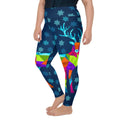Vivid Reindeer Plus Size Leggings