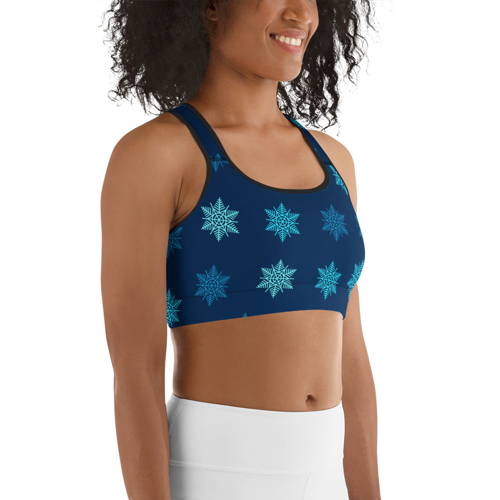 Vivid Reindeer Sports Bra