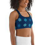Vivid Reindeer Sports Bra