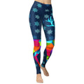 Vivid Reindeer Yoga Leggings - FiercePulse - Premium Workout Leggings - Yoga Pants