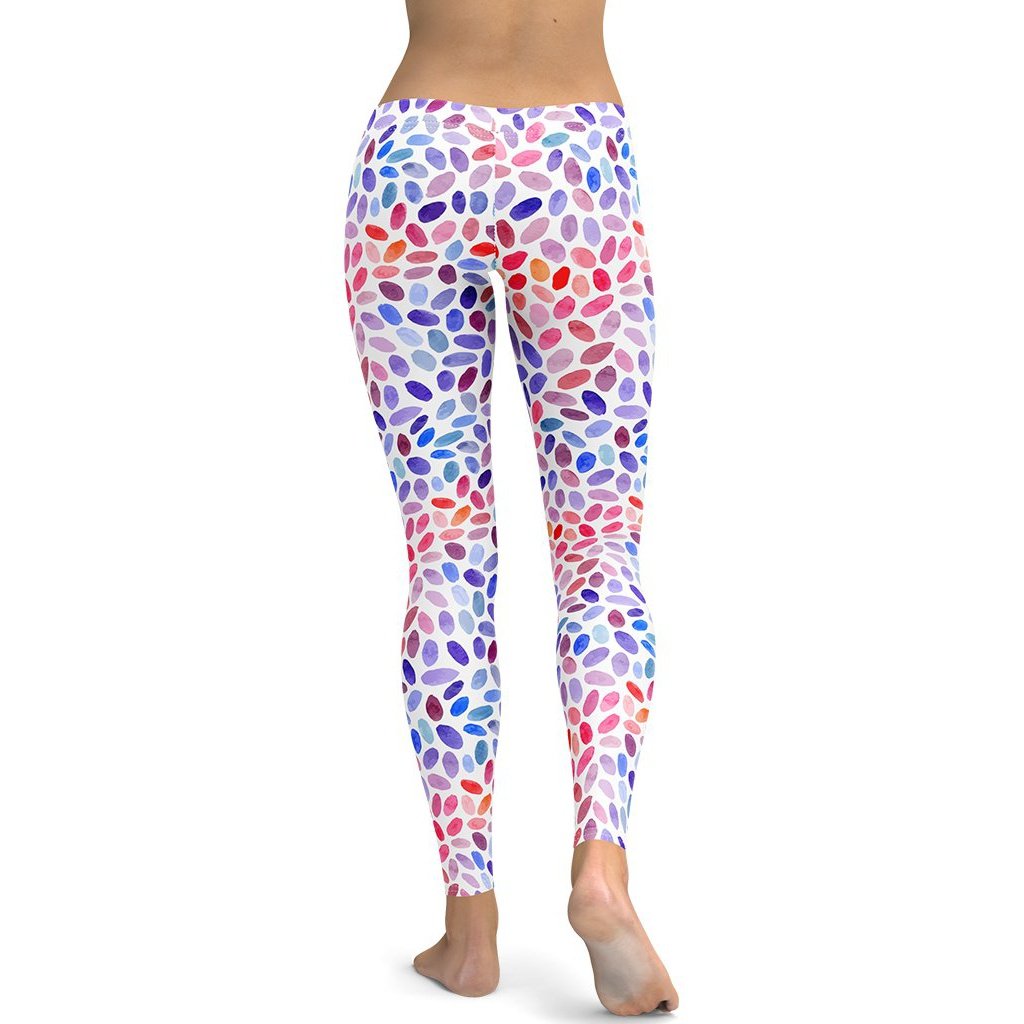Watercolor Dot Leggings